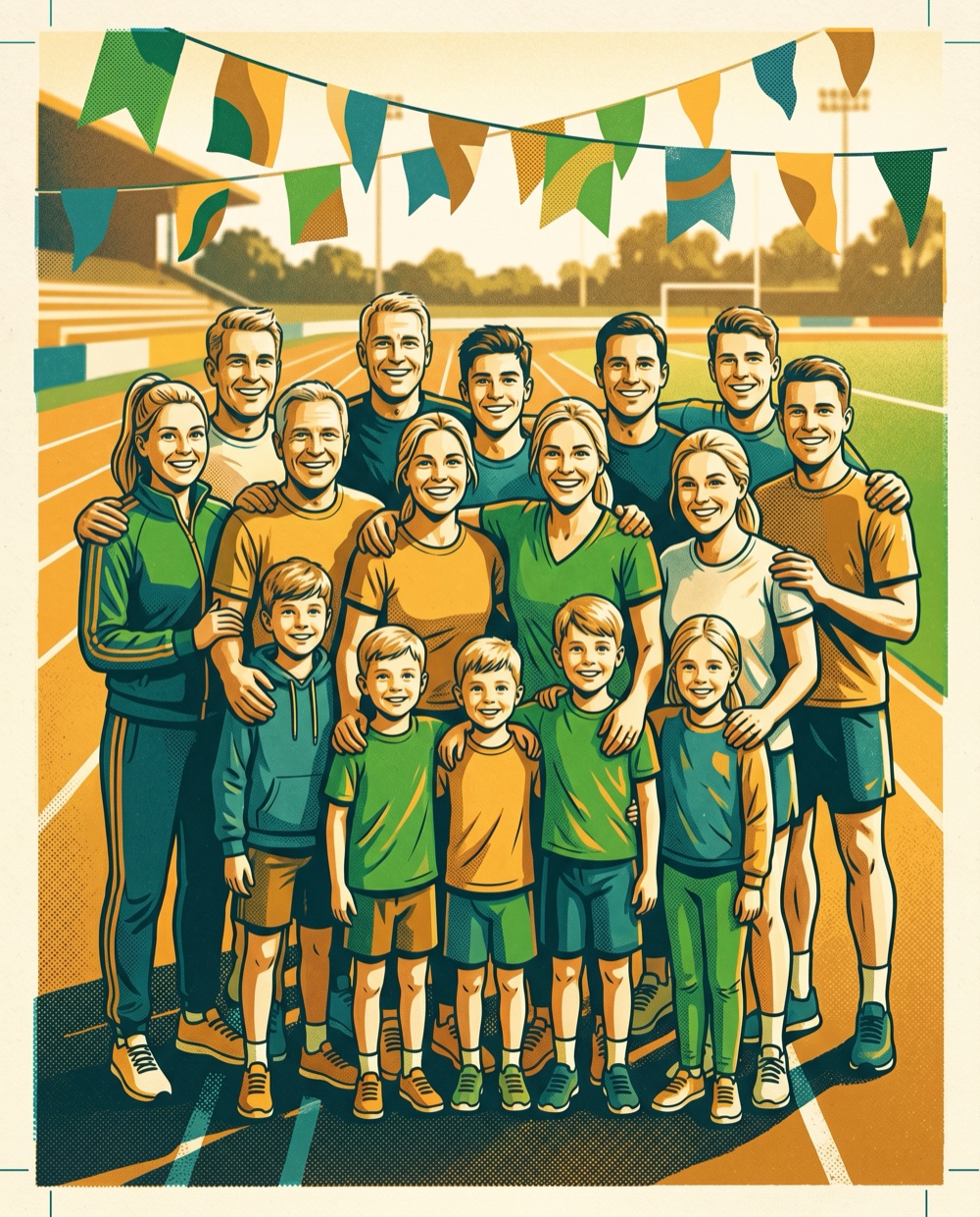 De FoxFit-community: volwassenen en kinderen samen op de baan